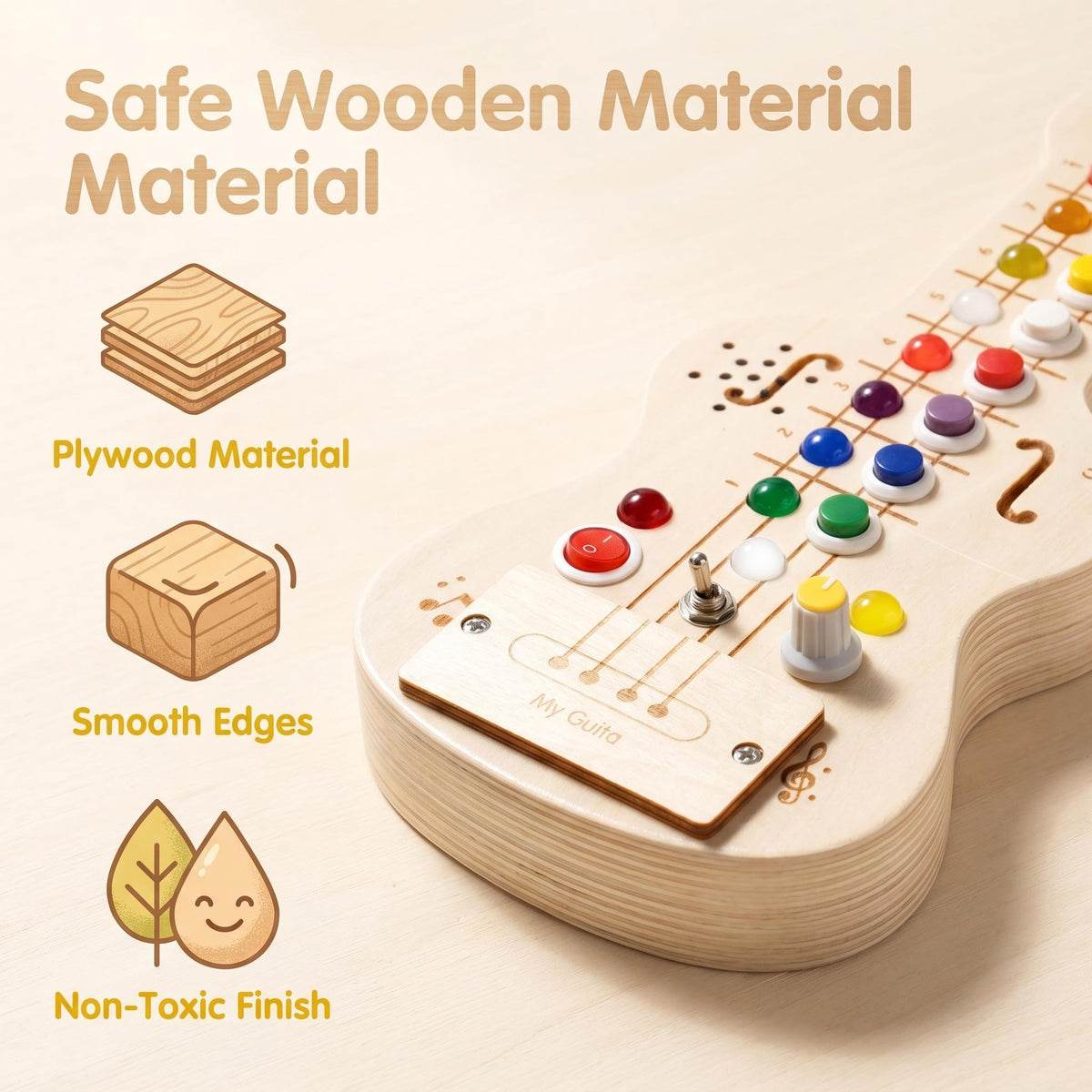 Hot Wooden Music Maracas Piano Sheet Music Kids Kid Wooden Musical Instruments Non Toxic Musical Instrument Wood Music