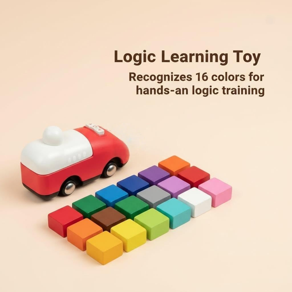 Colorful Cartoon Wooden Toy Cars Set Different Styles Kids Early Educational Push and Play Vehicle Toys for Toddlers Home Play
